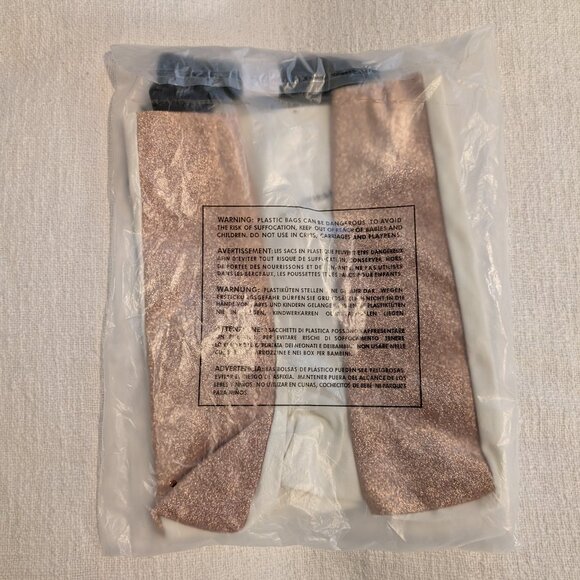 NEW Authentic MARC JACOBS DAISY Tote Bag cream rose gold glitter with tags - Picture 4 of 4